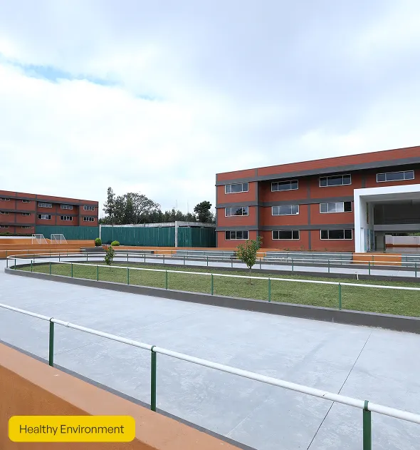 Vishwa Vidyapeeth school campus with a healthy learning environment in Varthur
